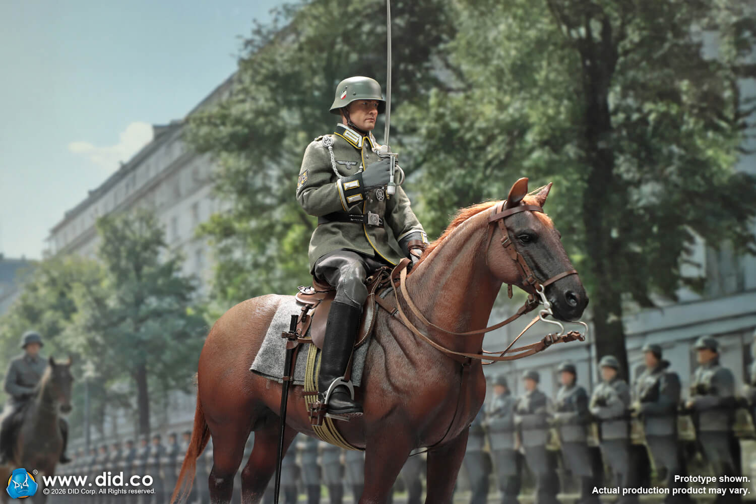Brown War Horse (Standing) image 4