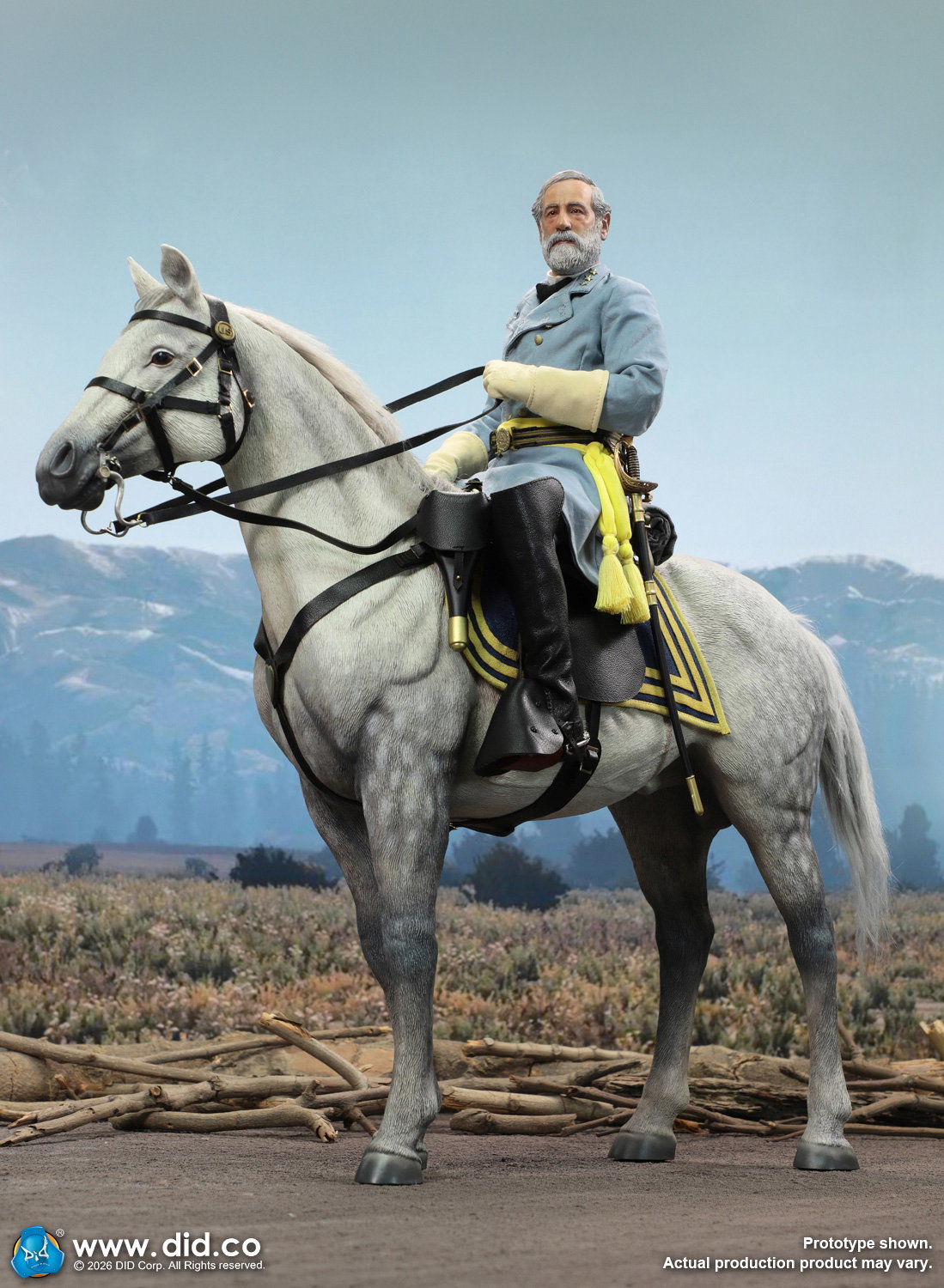 Civil War White War Horse (Standing) image 10