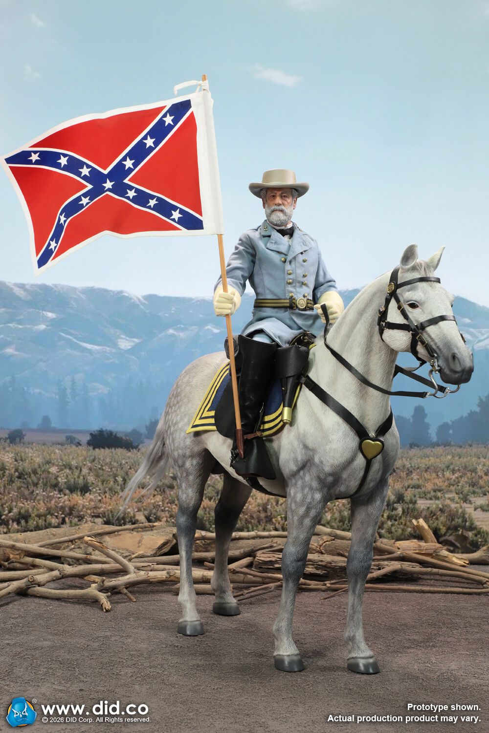 Civil War White War Horse (Standing) image 2
