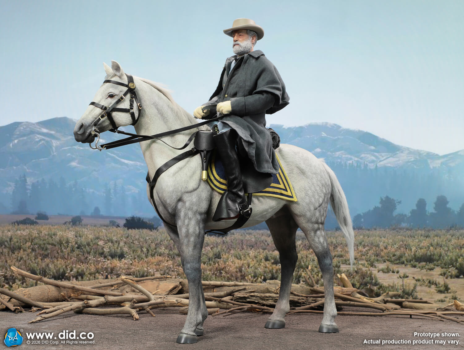 Civil War White War Horse (Standing) image 5