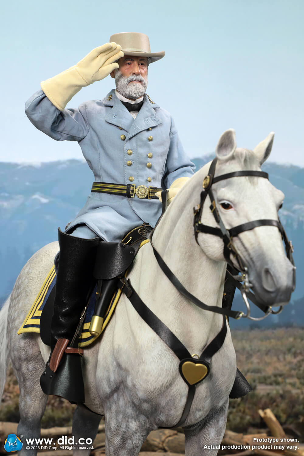 Civil War White War Horse (Standing) image 6