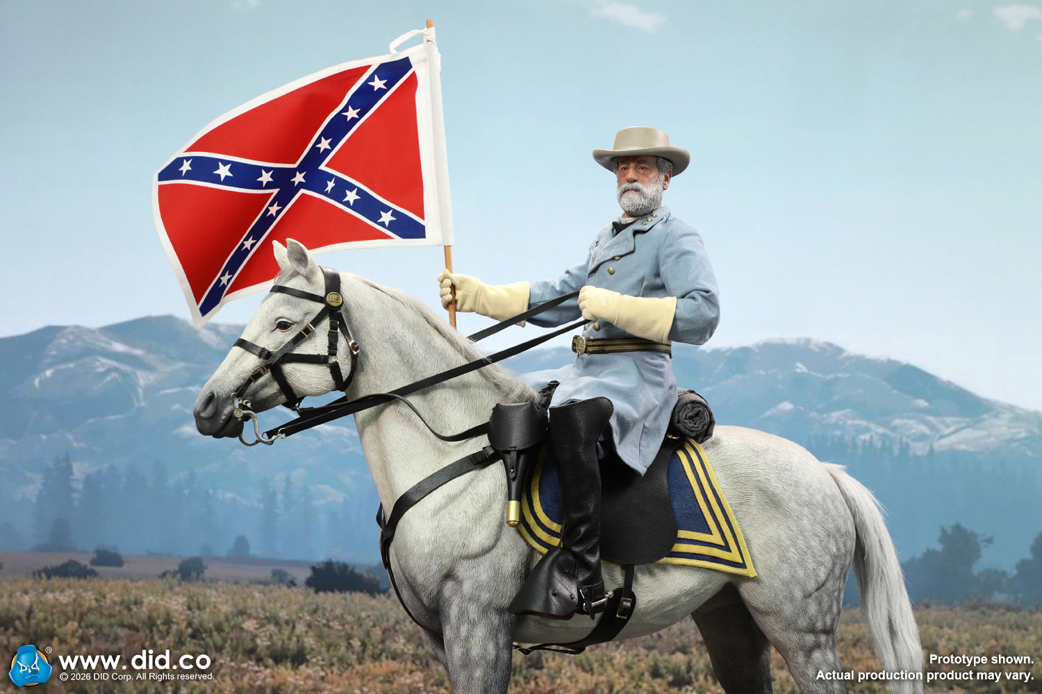 Civil War White War Horse (Standing) image 8
