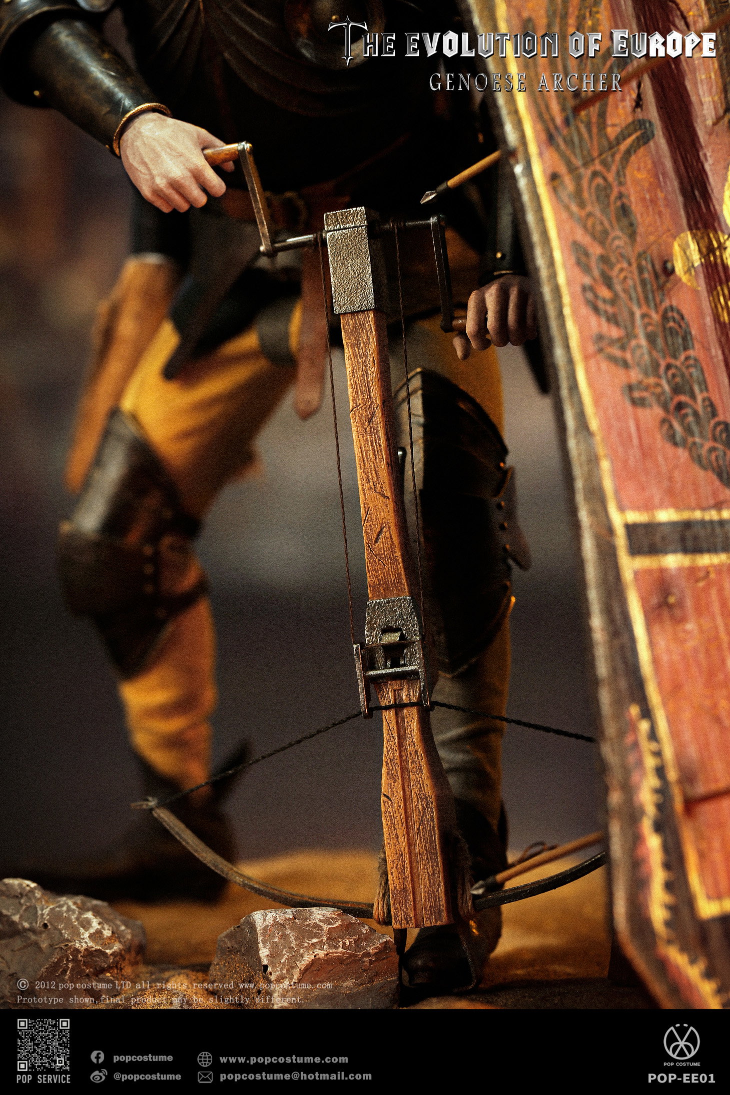 Battle of Crécy Genoese crossbowmen Captain image 2