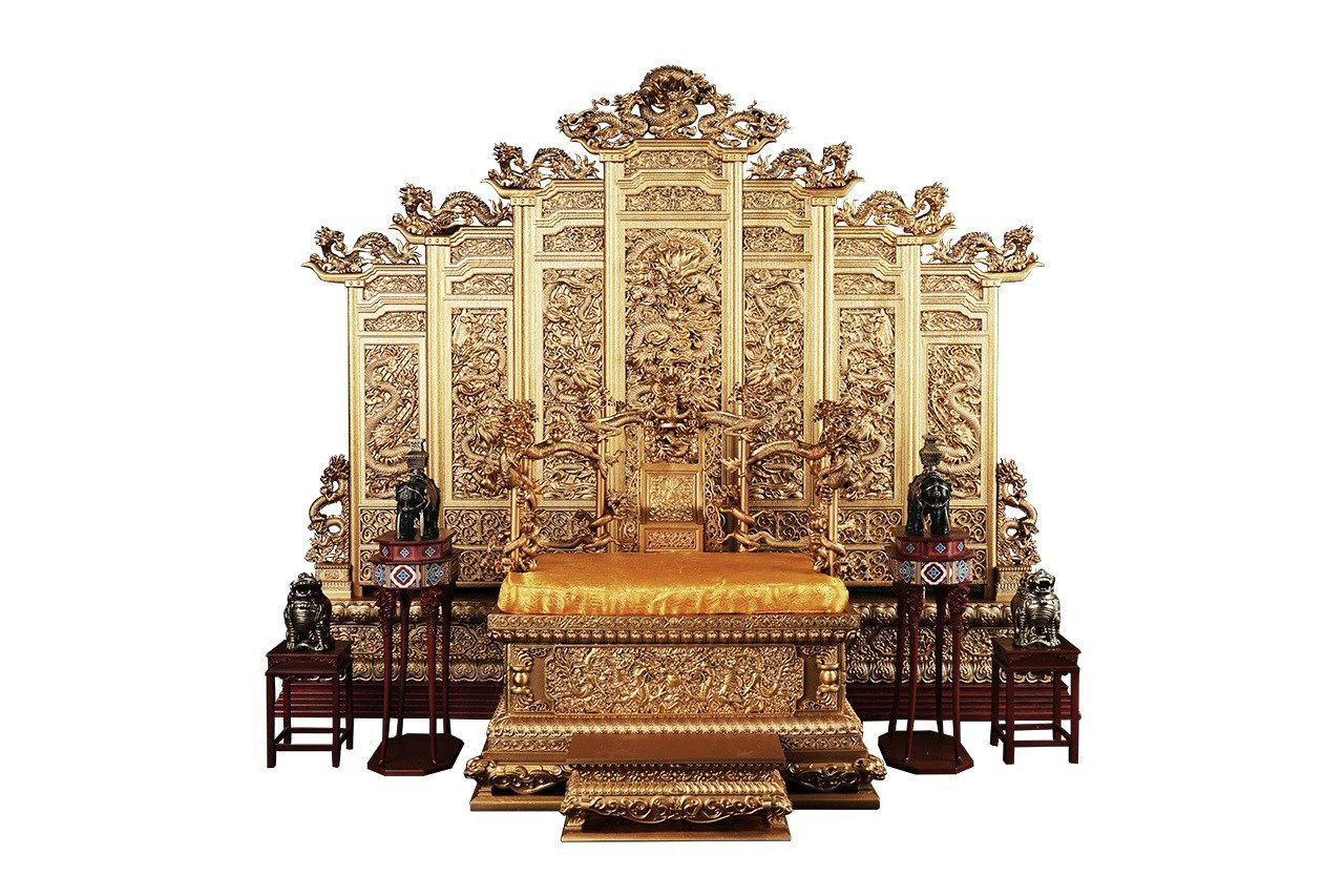 髹金漆云龙纹宝座3.0（尊享版） image 8