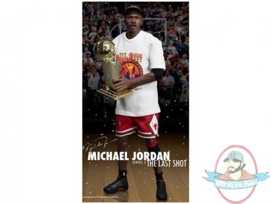 Michael Jordan (Series 2) #23 Road Jersey image 3