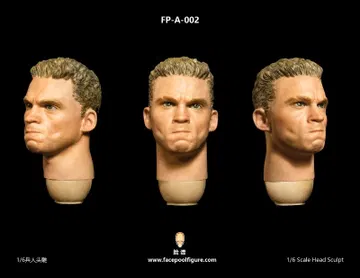 Expression Head - Caucasian A002