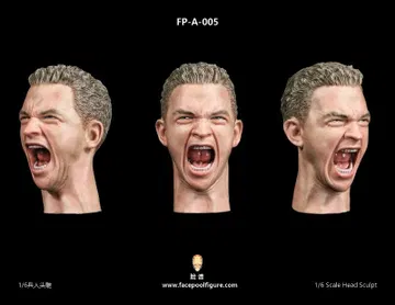 Expression Head - Caucasian A005