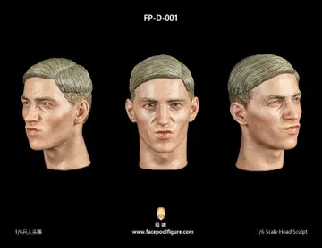 Expression Head - Caucasian D001