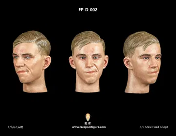 Expression Head - Caucasian D002