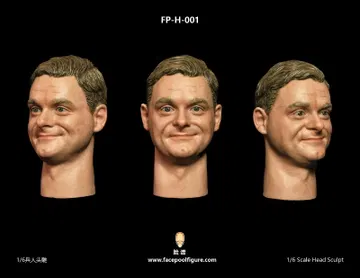 Expression Head - Caucasian H001