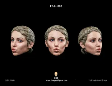 Expression Head - Caucasian Female H003