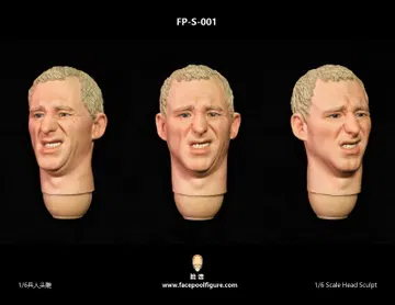 Expression Head - Caucasian S001