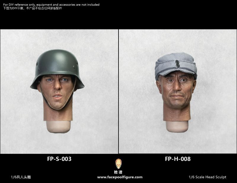 Expression Head - Caucasian S003 image 2