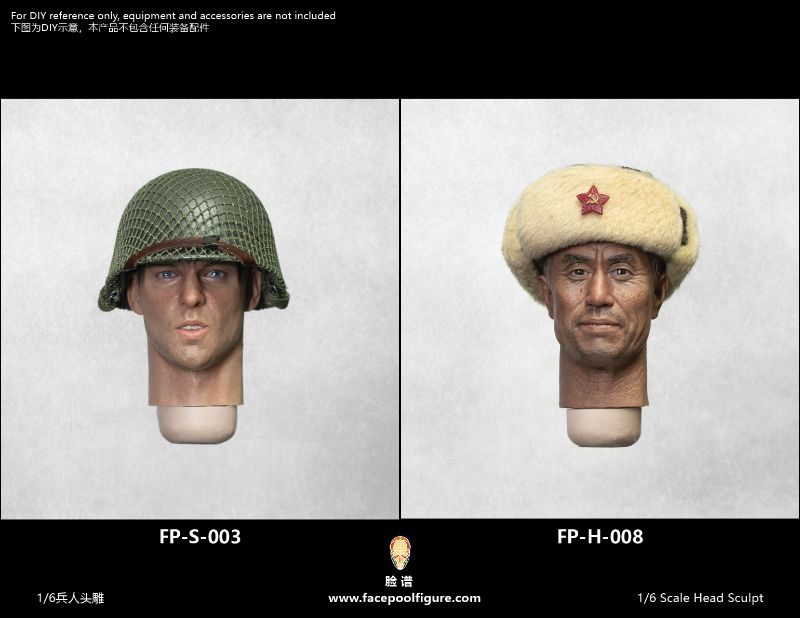 Expression Head - Caucasian S003 image 3