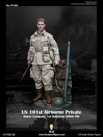 WWII US 101st Airborne Private