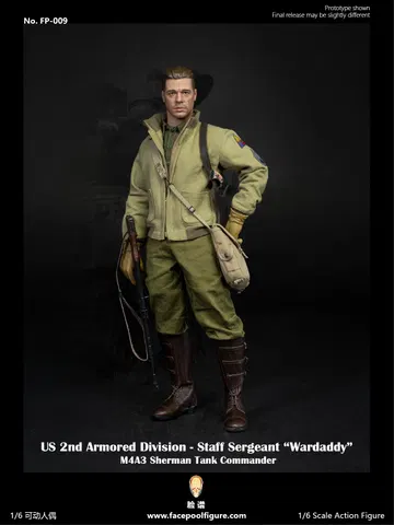 US 2nd Armored Division - Staff Sergeant Sherman Tank Commander