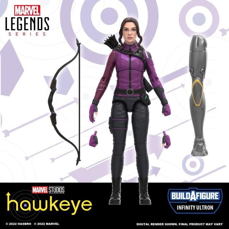 Hawkeye Marvel Legends Kate Bishop (Infinity Ultron BAF) image 7