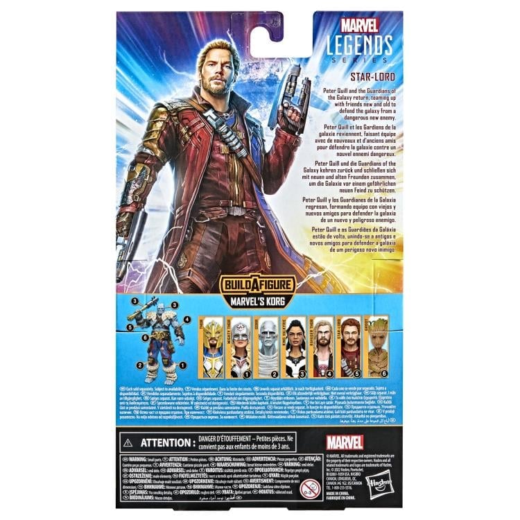 Thor: Love and Thunder Marvel Legends Star-Lord (Marvel's Korg BAF) image 9