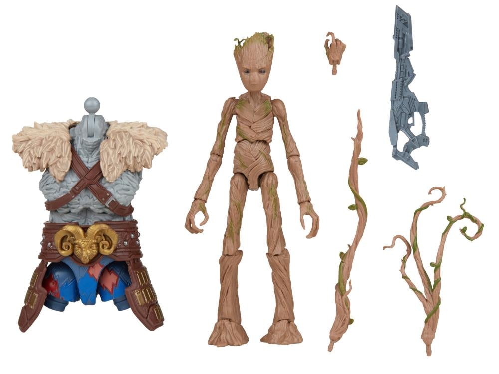 Thor: Love and Thunder Marvel Legends Groot (Marvel's Korg BAF) image 8