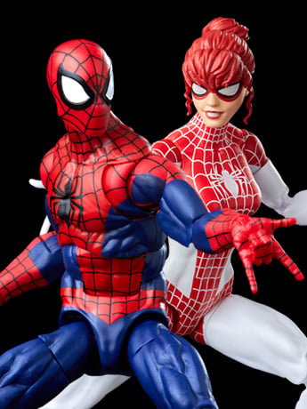 The Amazing Spider-Man Marvel Legends Spider-Man & Spinneret Two-Pack image 2