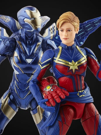 Avengers: Endgame Marvel Legends The Infinity Saga Captain Marvel & Rescue Exclusive Two-Pack image 2