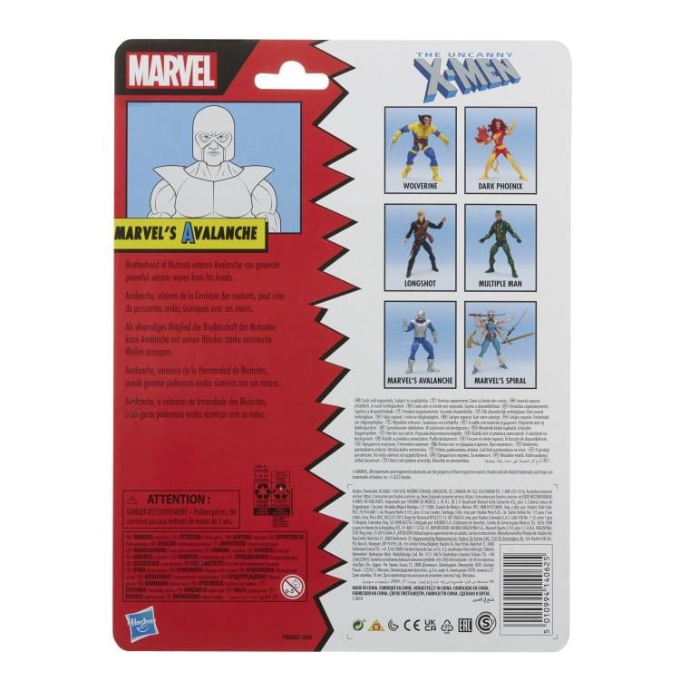 The Uncanny X-Men Marvel Legends Retro Collection Marvel's Avalanche image 9