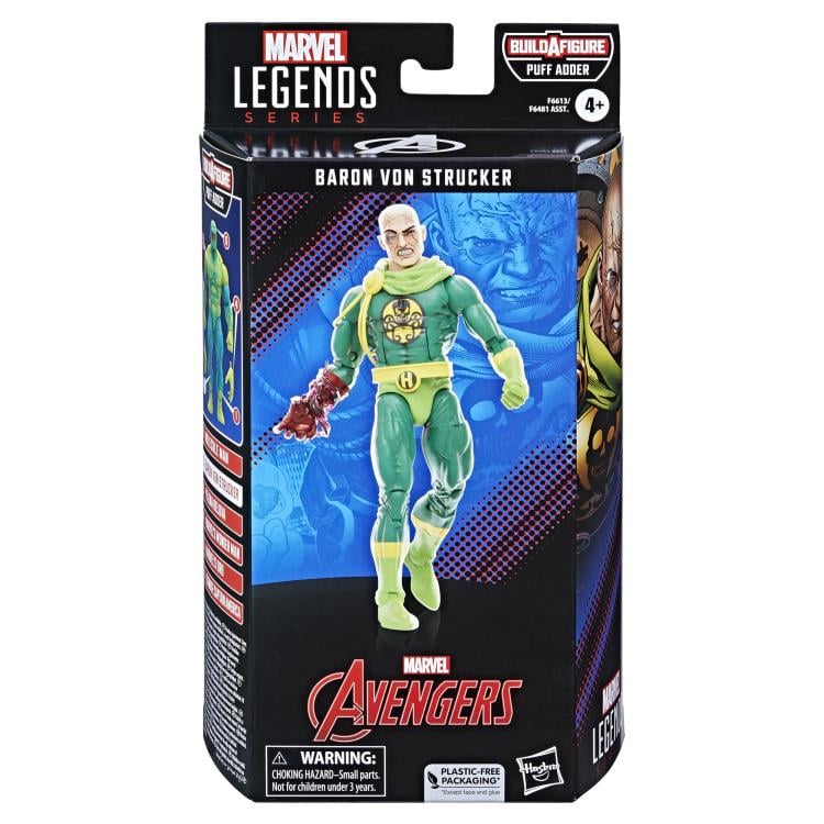 The Avengers (Classic Comic) Marvel Legends Baron Von Strucker (Puff Adder BAF) image 5