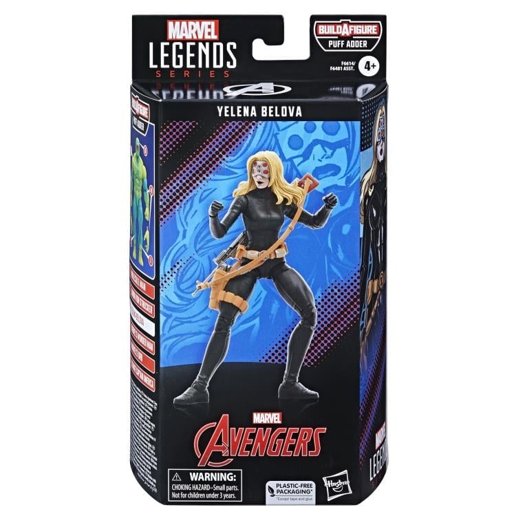 The Avengers (Classic Comic) Marvel Legends Yelena Belova Black Widow (Puff Adder BAF) image 5