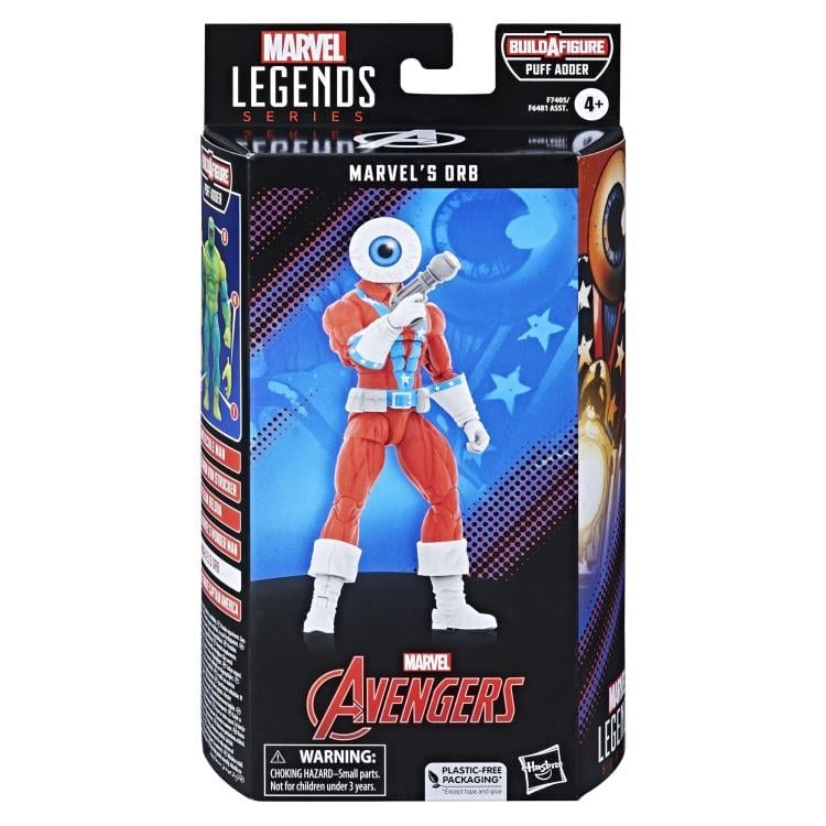 The Avengers (Classic Comic) Marvel Legends Marvel's Orb (Puff Adder BAF) image 5