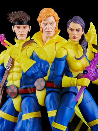 The Uncanny X-Men 60th Anniversary Marvel Legends Banshee, Gambit, & Psylocke Three-Pack image 2