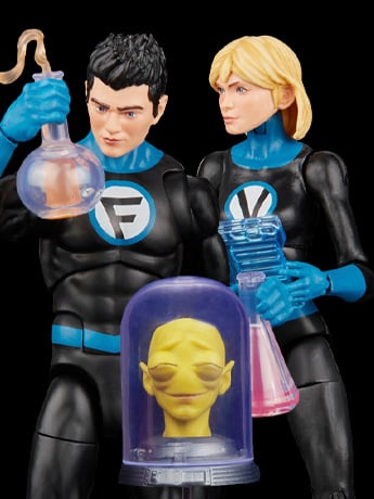 Fantastic Four Marvel Legends Franklin and Valeria Richards Two-Pack image 2