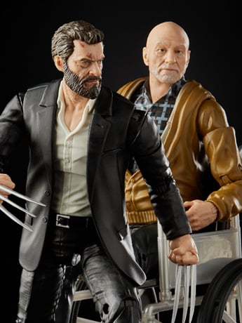 Logan Marvel Legends Logan and Charles Xavier Two-Pack image 2