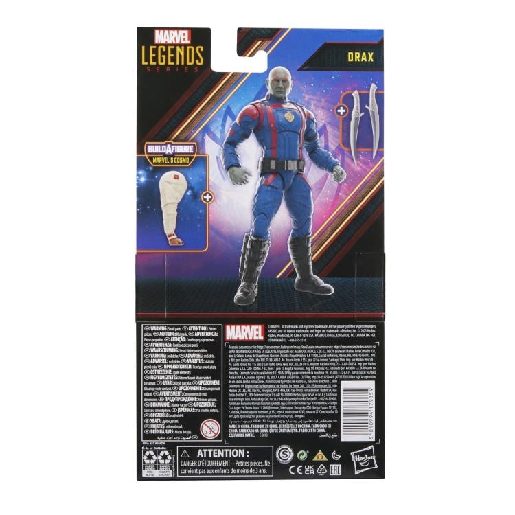 Guardians of the Galaxy Vol. 3 Marvel Legends Drax (Marvel's Cosmo BAF) image 10