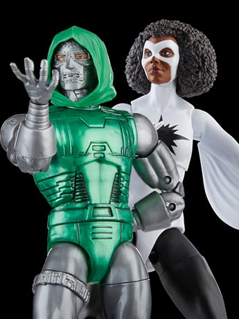 The Avengers 60th Anniversary Marvel Legends Captain Marvel vs. Doctor Doom Two-Pack image 2