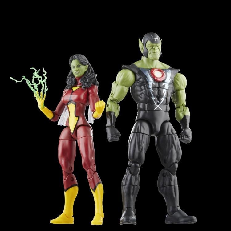 The Avengers 60th Anniversary Marvel Legends Skrull Queen and Super Skrull Two-Pack image 3