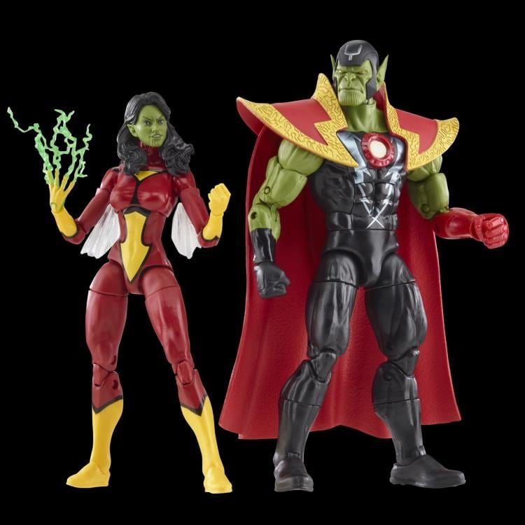 The Avengers 60th Anniversary Marvel Legends Skrull Queen and Super Skrull Two-Pack image 4
