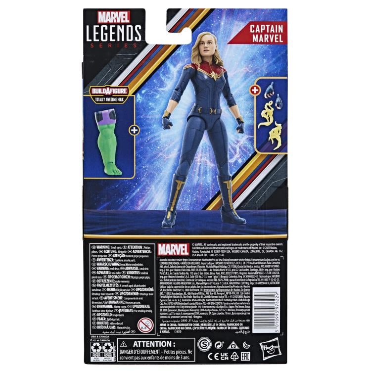 The Marvels Marvel Legends Captain Marvel (Totally Awesome Hulk BAF) image 9