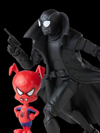 Spider-Man: Into the Spider-Verse Marvel Legends Spider-Man Noir and Spider-Ham Exclusive Two-Pack image 2