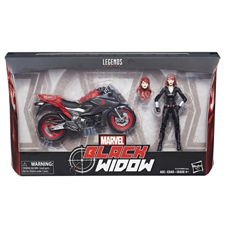Black Widow Marvel Legends Black Widow with Motorcycle Exclusive image 7