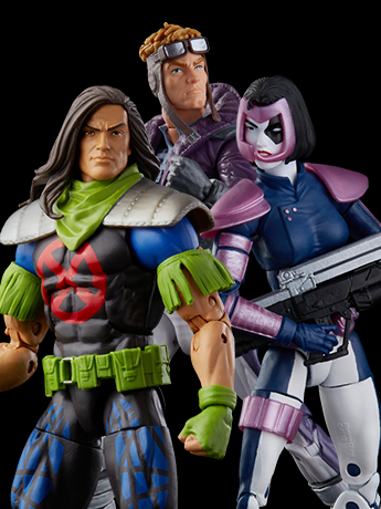 X-Force Marvel Legends Marvel's Domino, Rictor and Marvel's Cannonball Multipack image 2
