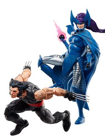 Wolverine 50th Anniversary Marvel Legends Wolverine and Psylocke Two-Pack image 2