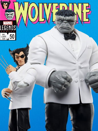 Wolverine 50th Anniversary Marvel Legends Wolverine (Patch) and Joe Fixit Two-Pack image 2