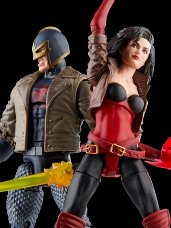 The Avengers 60th Anniversary Marvel Legends Marvel's Black Knight and Marvel's Sersi Two-Pack image 2
