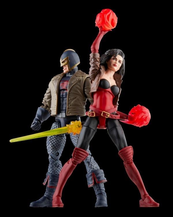 The Avengers 60th Anniversary Marvel Legends Marvel's Black Knight and Marvel's Sersi Two-Pack image 3