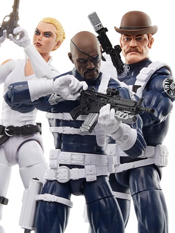 Captain America Marvel Legends S.H.I.E.L.D. Three-Pack image 2