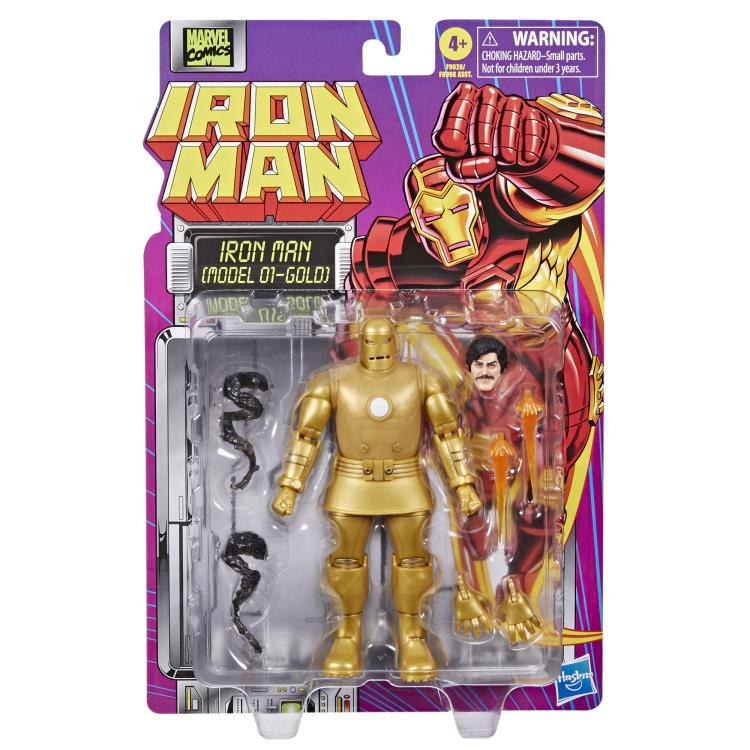 Tales of Suspense Marvel Legends Retro Collection Iron Man (Model 01 - Gold) image 9