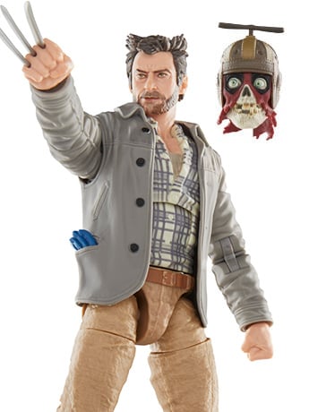 Deadpool & Wolverine Marvel Legends Headpool with Marvel's Logan image 2