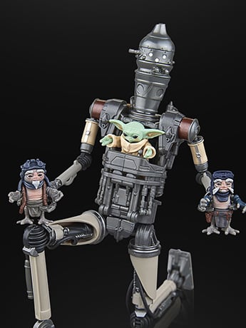 Star Wars: The Black Series Deluxe IG-12 and Grogu Set (The Mandalorian) image 2