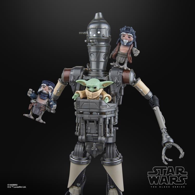 Star Wars: The Black Series Deluxe IG-12 and Grogu Set (The Mandalorian) image 5