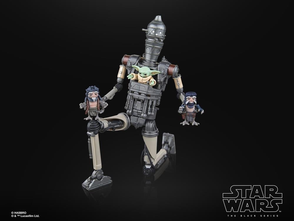 Star Wars: The Black Series Deluxe IG-12 and Grogu Set (The Mandalorian) image 8